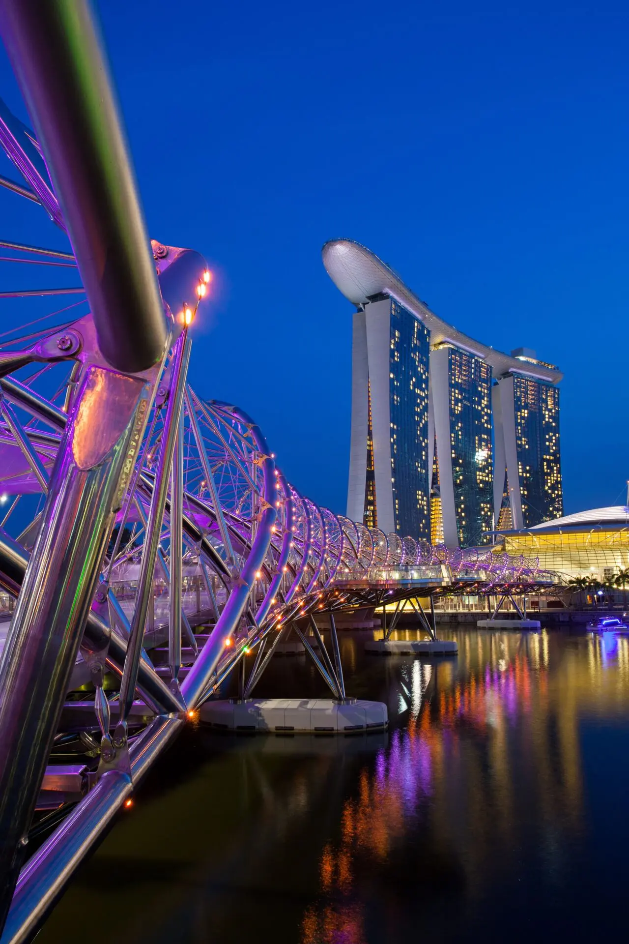 Marina Bay, Singapore, at night